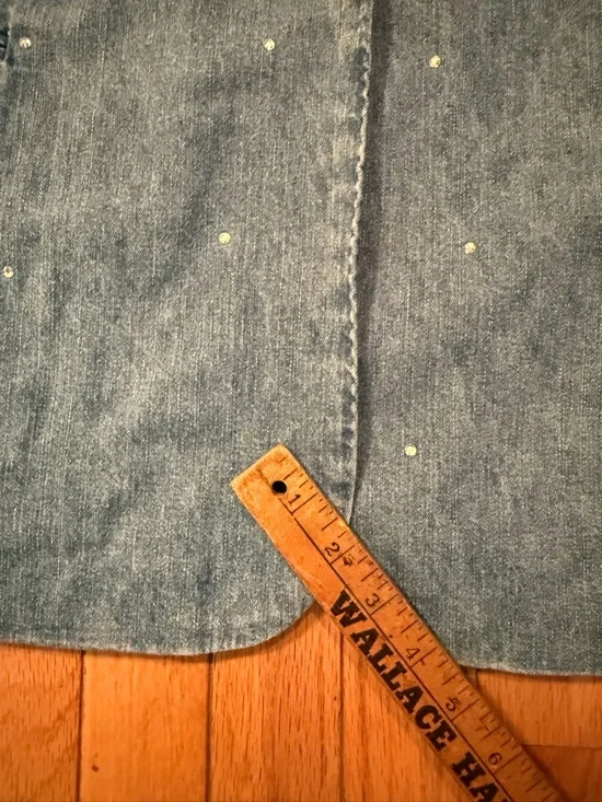 VTG Quacker Factory Denim Jacket Sequins- 1X - Picture 9 of 9